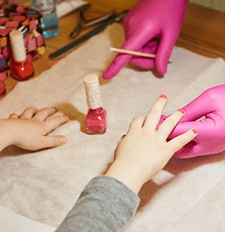 Baby Nail Polish & Cut/File