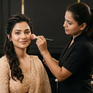 Elegant Ring Ceremony Makeup