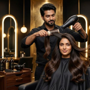 Professional Blow-Dry Finish - (Long)