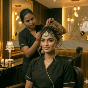 Elegant Hair Up-Do Design - (Long)