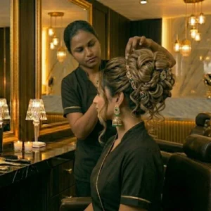 Elegant Hair Up-Do Design - (Short)