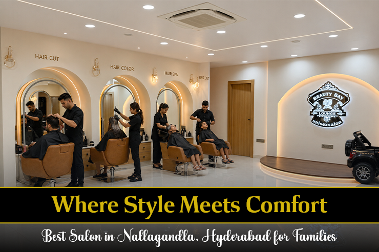  Best Salon in Nallagandla Hyderabad | Beauty Bay Lounge
